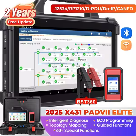LAUNCH X431 PAD7 PADVII PAD 7 VII Car Diagnostic Tools J2534 Smartlink Automotive Scanner Auto Diagn