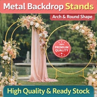 Wedding Arch Backdrop Stand Balloon Arch Stand Metal Arch Round Backdrop Stand