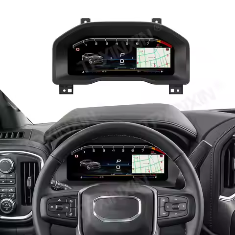 Digital Cluster Odometer For GMC Sierra Denali Silverado 2019 2020 2021 2022 2023 Carplay Car Radio 