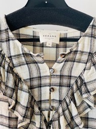 Sezane 格子襯衫shirt已絕版（保加利亞製造）