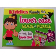 ET28- KIDDIES HANDY SET BOOK & PUZZLE-ABC LOWER CASE