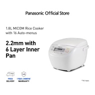 Panasonic SR-CN188WSH Fuzzy Logic Rice Cooker (1.8L)