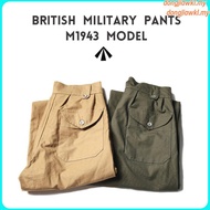 NON STOCK British Army 1943 Pattern Double Buckles Gurkha Pants Men's Cargo Trousers