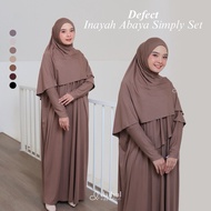 DEFECT - Inayah Abaya Simply Set Abaya Set Hijab