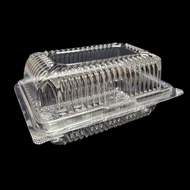 (50pcs±) GO-13 OPS Bakery Disposable Plastic Food Container Box Cake Bekas Makanan Plastic Tray TP-1