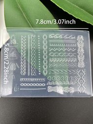 Winter Sweater 3D Acrylic Mold Silicone Nail Art Nails DIY Nail Art Templates Nails Mold Templates