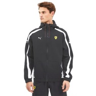 PUMA Mens Formula 1 Scuderia Ferrari Hooded Sweat Jacket, Puma Black, S