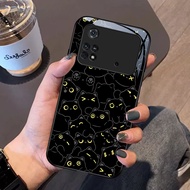 TEMU Phone Case - Adorable Black Cat Phone Cover Designed For Xiaomi Pocophone F1, Poco F3/f4/f5/f7/