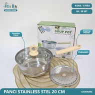 STEAM soup pot STEAM/ soup pot steamer / soup pot steamer milk pot + steam steamer / steamer househo