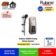 Rubine 3600W Pump Water Heater | DC Pump | 60% Energy Saving | RWH-CE521D-SCG/RWH-CE521D-SSB | 1 Yea