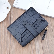 Dompet Baharu Dompet Kecil Wanita Fesyen Buaya Corak Zip Gesper Gesper Kulit Tulen Dompet Dompet Syi