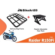 Rapido Tapak Monorack Food Delivery Bag Bracket Suzuki Raider150 Raider R150Fi R150 R 150 Fi Set A A