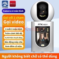 Video Camera call Yoosee Fnkvision 2 Eyes 8MP, 360 Degree Night Viewing Surveillance With Color,