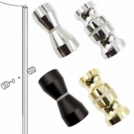 Bathroom Accessories Shower Room Glass Door Single Hole Handle Solid Cylindrical Aluminum Alloy Show