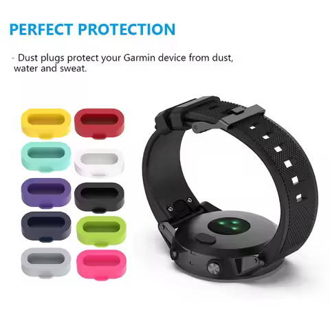 10pcs Dust Plug Silicone Universal Dust Cover Anti-dust Charger Protector Cap Watch Accessories for 