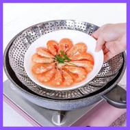 READY STOCK C28 MULTIFUNCTIONAL FOLDING STAINLESS STEEL STEAMER TRAY 32CM DIA.