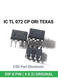 IC TL 072 TL072CP asli original TEXAS