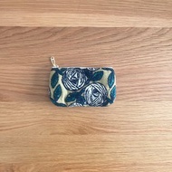 mina perhonen rosy ミニポーチ 　薔薇　カーキ