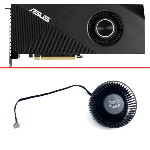 Graphics card fan FD7525H12D 12V 1.20A 4PIN for ASUS TURBO RTX 2060 2070 2080 2060S 2070S 2080TI HZD