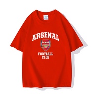 Arsenal football team fan jersey short sleeved T-shirt men's and women's pure cotton half sleeved ch