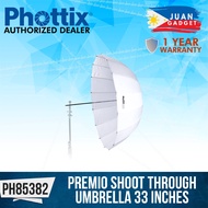 Phottix Premio Shoot Through Umbrella 85cm or 33 Inches