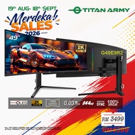 TITAN ARMY 49" Ultrawide Samsung QD-OLED Curved 144Hz 0.03ms DQHD 99%DCI-P3 Type-C Speaker Gaming Mo