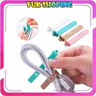 ✧YUKSHOPING✧ Pengikat Kabel Charger Headset Organizer Cable Clip Cord Holder Pengikat Penggulung R51