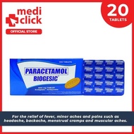 Biogesic 500Mg - 20 TABLETS