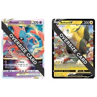 English Pokemon Card Deoxys VSTAR - SWSH268 / Boltund V - SWSH219 - Jumbo Cards (PR)