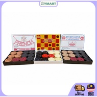 ASHWIN Wooden Carrom Men Set - Quality Carrom Coins for Indoor Board Game | Buah Carrom Wood Kayu