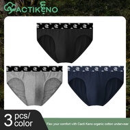 Cacti Keno Men's High Quality 95% Cotton +5% Spandex Briefs Mens Brief Original Branded Plus Size L-