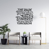 Cutting Sticker Motivational Quote QM-44 Office Glass Wall Sticker