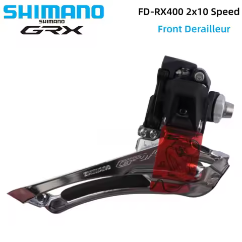 SHIMANO GRX RX400 Front Derailleur 2x10 Speed FD-RX400-F Braze On Cycling For Gravel Bike 2x10S Bicy