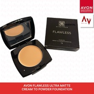 AVON Flawless Ultra Matte Cream-to-Powder Foundation 9g