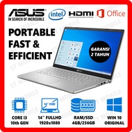 Laptop Notebook Asus Vivobook Core i3 RAM 4GB SSD 256GB Murah Baru
