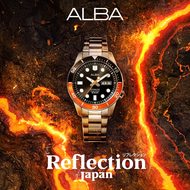 นาฬิกาข้อมือผู้ชาย ALBA Shizen Automatic รุ่น AL4521X Volcano หน้าปัดสีดำ ขนาดตัวเรือน 42 มม.มีวัน แ