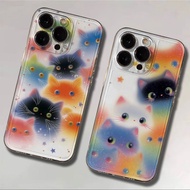Color Dopamine Cat Suitable iPhone17/16PROMAX Phone Case 15 Apple 14/13 Phone Case