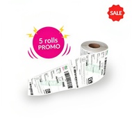 Thermal Printer Airway Bill Sticker 5 Roll A6 Size