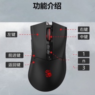 Shuangfeiyan Bloody Hands Ghost R90 plus Wireless Lithium Battery Rechargeable Gaming Mouse for E-Sp