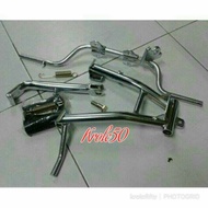 Set Stand Crome Honda (lampu petak)Gbo / Gboj / Fame
