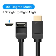 Can Kabel Cable HDMI 4K HDMI 2.0 Kabel HDMI 90/270 Derajat Sudut Adaptor untuk TV PS4 Splitter Âm Th
