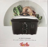 Fissler Multi cooker 7合一不黏塗層萬用鍋  6L (煮沸/煮飯/蒸/火鍋/炒/煎/烤)