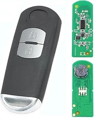 2 3 Buttons Car Key Case Remote Key Punto Button Smart Remote Key Shell Case Fob for Mazda 3 5 6 CX-