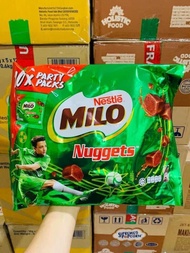 ไมโลนักเก็ตช็อกโกแลตเคลือบไมโล(Milo nugget) มี 10 ซองย่อย