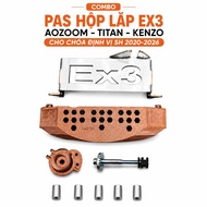 Combo pas box of height and low adjustment screws to install ex3 aozoom, titanium, kenzo, bma for sh