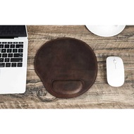Laptop/computer mouse pad made of crazy hourse leather