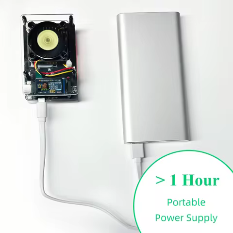 NMAxe NMMiner optimised ultra BM1366 ASIC Solo Lottery Miner 500GH/s Open Source Silent Home Use wit