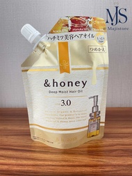 🍯&Honey Deep Moist Hair oil.ออยล์บำรุงผม original มีความหอมกลิ่นน้ำผึ้ง (รีฟิล75ml)