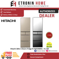 Hitachi 364L 5 Doors Fridge R-HWS480KS - X / XN