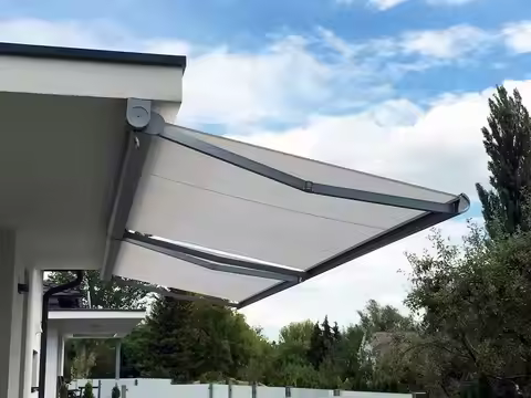 Outdoor Awning Customized Folding Retractable Electric Smart Outdoor Waterproof Garden Terrace Gazeb